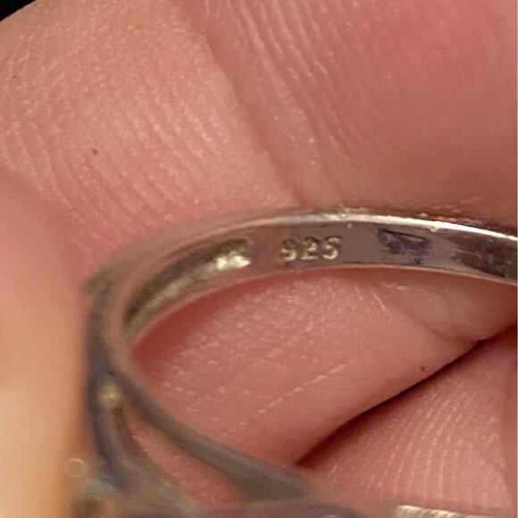 Ring Size 8 Pink Ruby CZ Sterling Silver 925 Women Semi-Precious Stone - Picture 10 of 10